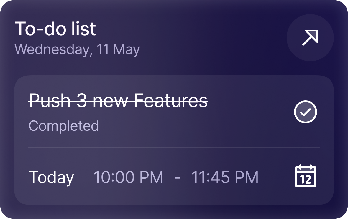 To-do list
